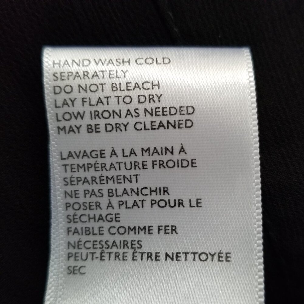 NWT Cleobella Autumn Blouse Jet Black Semi Sheer Size Large Tiered Trim High End - Picture 16 of 16